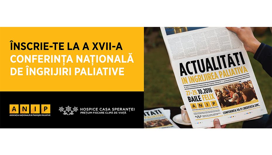 Conferinta: noutăți din domeniul îngrijirii paliative