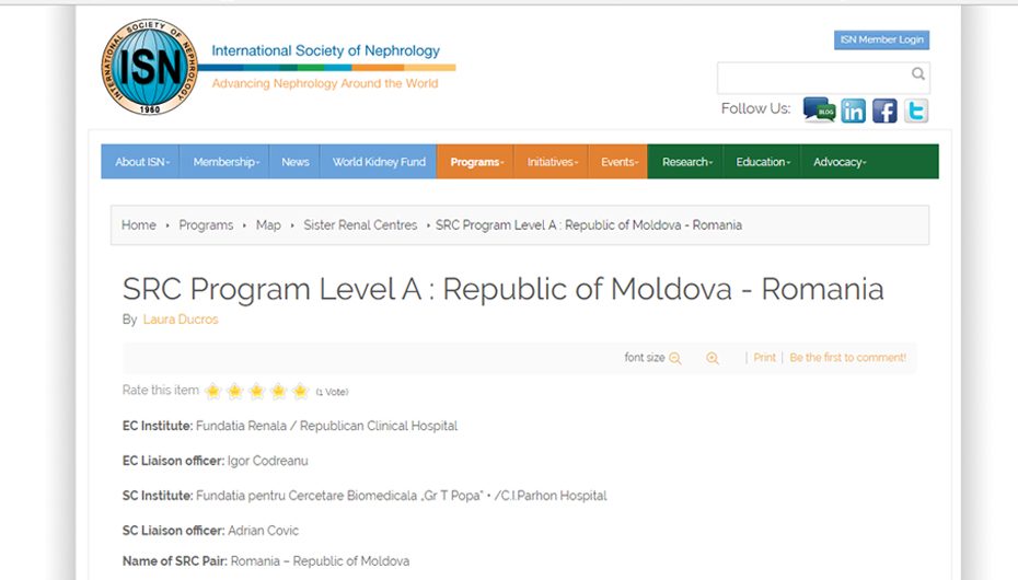 Parteneriatul regional Iasi – Chisinau, la nivel de excelenta in formarea profesionala