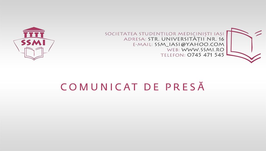 SSMI | Comunicat de presă