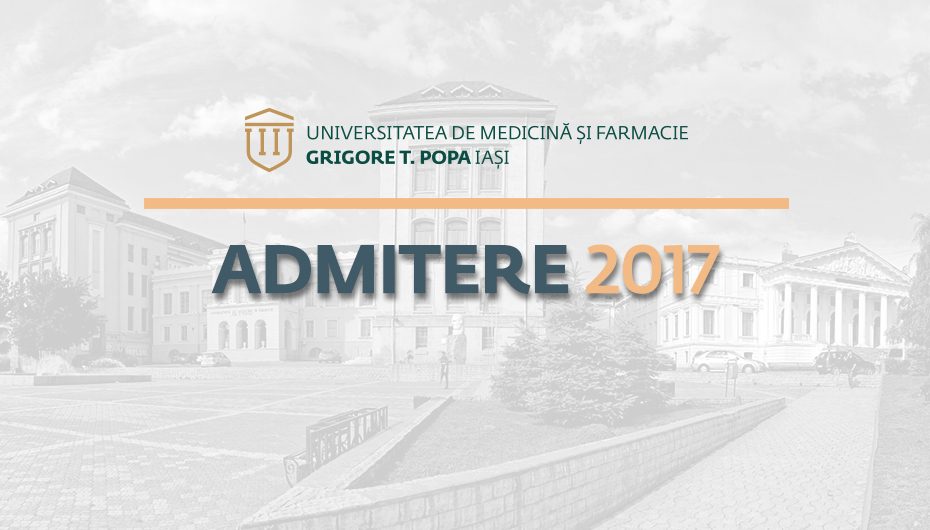 ADMITERE 2017 la UMF Iasi: cu 21% mai mulți candidați față de 2016. A 2-a sesiune de admitere în septembrie