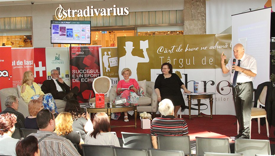 UMF Iași a participat cu trei lansări de carte și o conferință inedită la Târgul de Carte Librex 2018