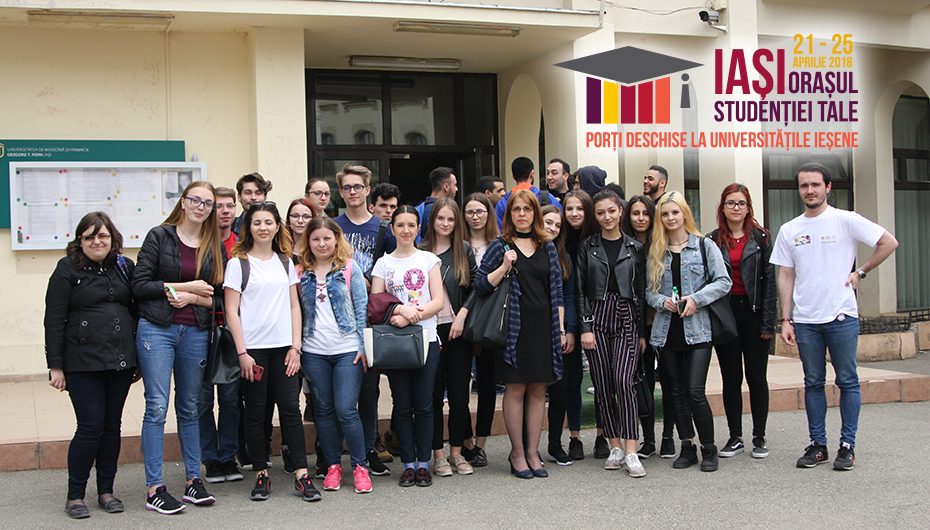 Peste 1500 de elevi au vizitat UMF Iași, la Zilele Porților Deschise