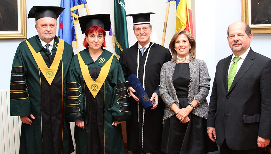 Decernarea titlului de Doctor Honoris Causa D-nului Profesor Duarte Nuno Viera, de la Universitatea din Coimbra