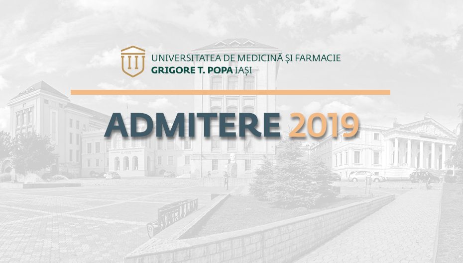 Au început înscrierile pentru concursul de admitere la UMF Iași – sesiunea iulie 2019