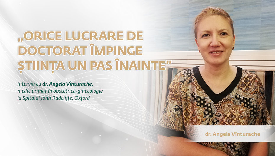 „Orice lucrare de doctorat împinge știința un pas înainte”