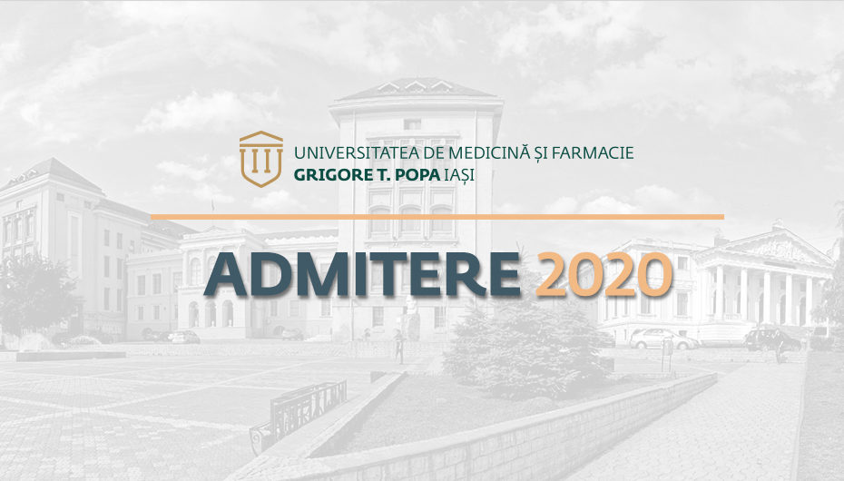 Metodologia de admitere pentru anul universitar 2020/2021