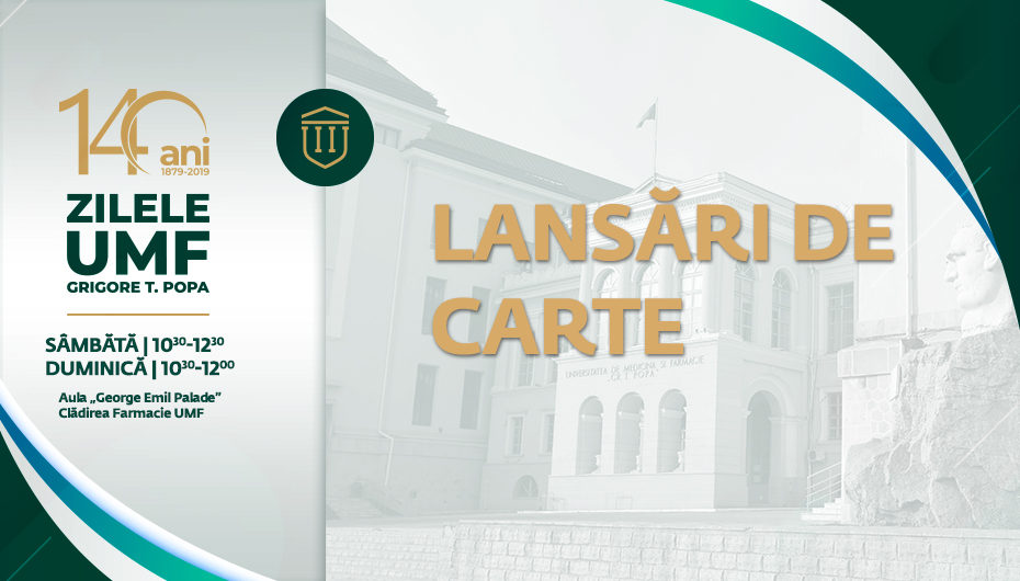 Zilele UMF Iași: Lansări de carte
