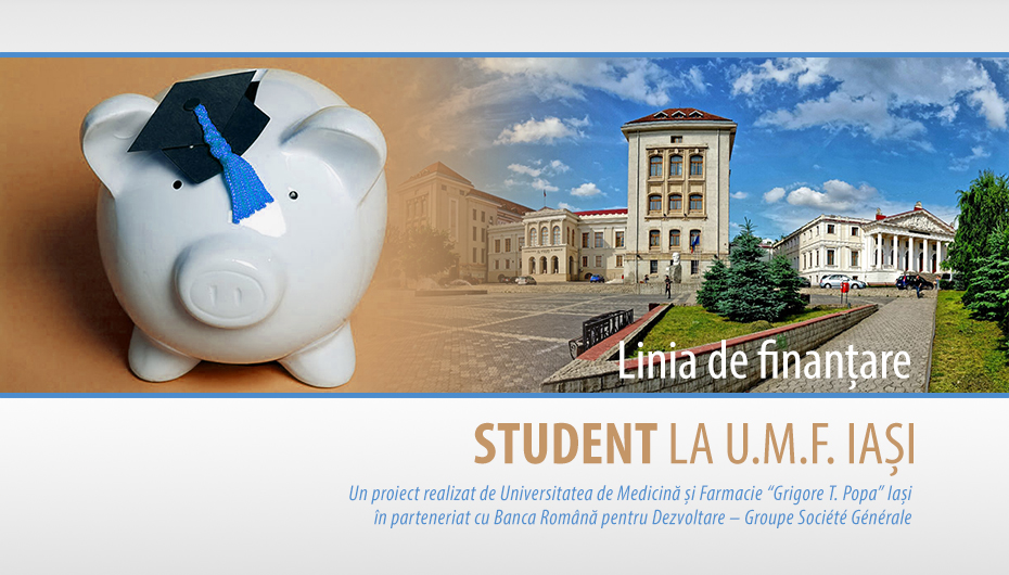 Linie de finantare pentru studentii cu taxa de la UMF Iasi