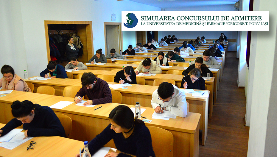 1000 de elevi au participat la prima sesiune de simulare a examenului de admitere