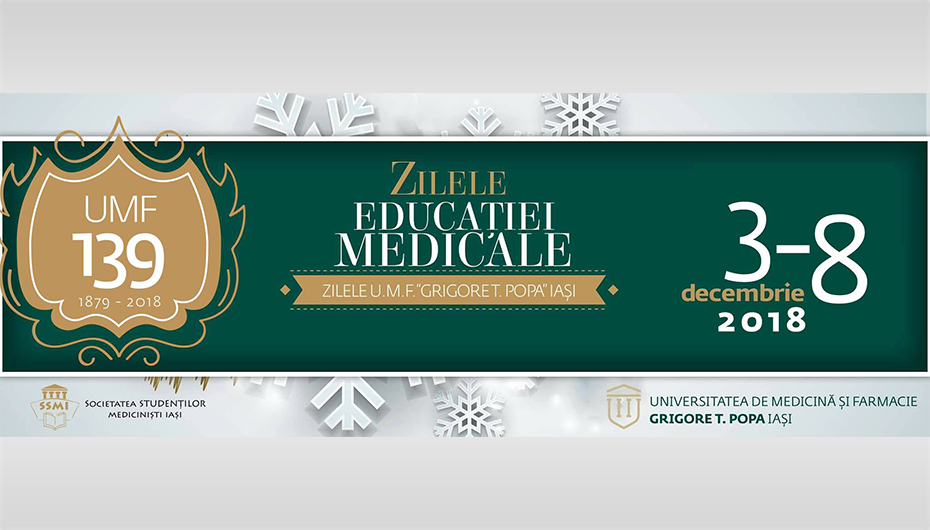 Zilele Educației Medicale 3-8 decembrie 2018