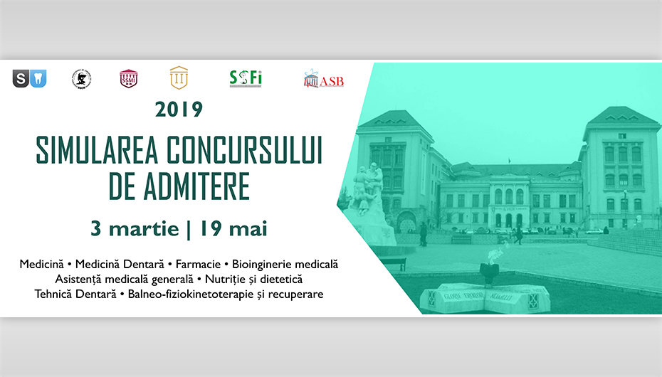 1350 de candidați înscriși la prima ediție a Simulării Concursului de Admitere la UMF Iași