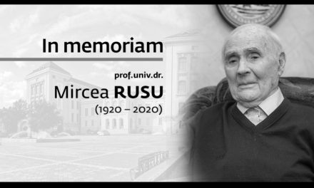 In memoriam prof. univ. dr. Mircea Rusu (1920 – 2020)