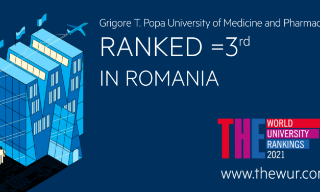 UMF Iași, al patrulea an consecutiv în clasamentul internațional al universităților realizat de Times Higher Education