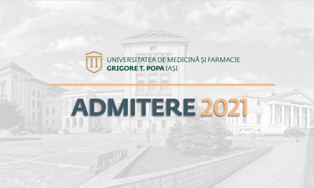 Admitere de toamnă la UMF Iași pentru specializarea Cosmetică medicală și tehnologia produsului farmaceutic