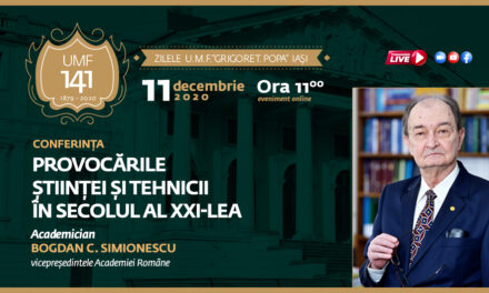 Vicepreședintele Academiei Române, Bogdan C. Simionescu, invitat de onoare la Zilele UMF Iași
