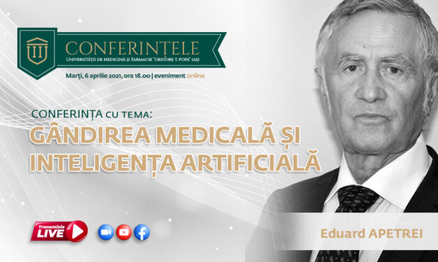 Prof. univ. dr. Eduard Apetrei conferențiază la UMF Iași