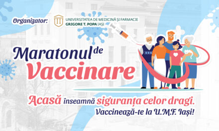 Maratonul de vaccinare la UMF Iași continuă: Vă așteptăm la rapel!