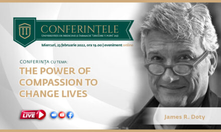 Conferință magică susținută de neurochirurgul și scriitorul James R. Doty: „The Power of Compassion to Change Lives”
