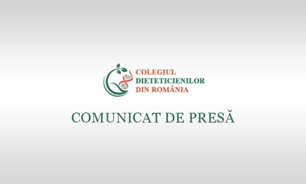 COMUNICAT DE PRESĂ: Primul examen național de dietetician autorizat – moment important în reglementarea profesiei de dietetician