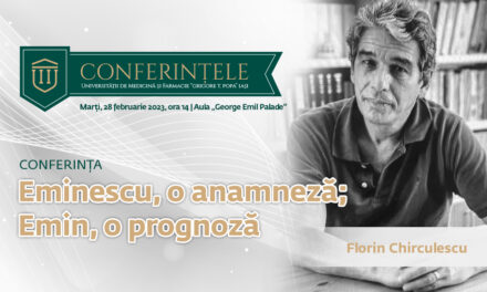 Invitat special la „Conferințele Grigore T. Popa”: chirurgul și scriitorul Florin Chirculescu