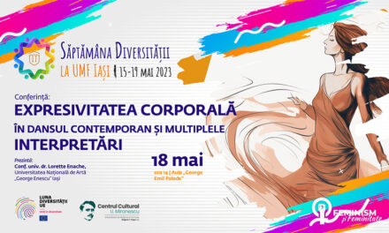 Săptămâna diversității la UMF Iași:  Expresivitatea corporală în dansul contemporan