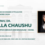 UMF Iași acordă titlul de Doctor Honoris Causa doamnei prof. univ. dr. Stella Chaushu