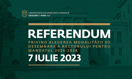 Referendumul privind alegerea modalității de desemnare a rectorului UMF Iași va avea loc pe 7 iulie