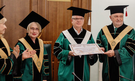 Prof. univ. dr. Sylvain Routier a primit titlul de Doctor Honoris Causa al UMF Iași