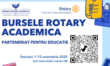 Înscrieri pentru Bursele Rotary Academica – sprijin pentru studenții merituoși din Iași