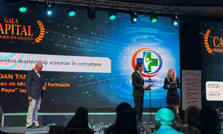 UMF Iași, recunoscută pentru excelență în cercetare la Gala Capital Performeri din Sănătate 2025