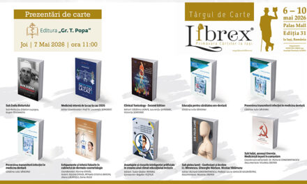 Lansări editoriale ale Editurii UMF „Grigore T. Popa” din Iași, în cadrul Târgului de Carte LIBREX 2026
