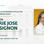 UMF Iași acordă titlul de Doctor Honoris Causa prof. univ. dr. Marie-José Tassignon, personalitate de referință în oftalmologia internațională