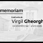 IN MEMORIAM Conf. Univ. Dr. Virgil Gheorghiu (30 octombrie 1947 –  4 iunie 2026)