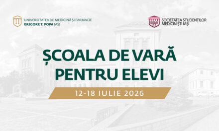 UMF Iași și SSMI organizează a IV-a ediție a „Școlii de Vară pentru Elevi”