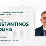 Prof. univ. dr. Konstantinos Tsioufis, una dintre personalitățile marcante ale cardiologiei europene, va fi distins cu titlul de Doctor Honoris Causa al UMF Iași