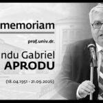 In memoriam prof. Univ. Dr. Sandu Gabriel Aprodu (18.04.1951-21.09.2026)