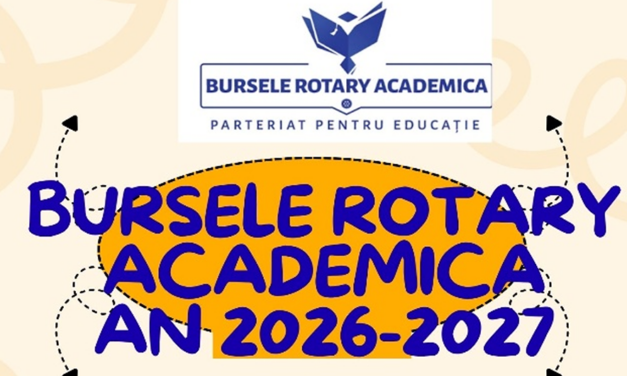 Bursele Rotary ACADEMICA 2026–2027: studenții ieșeni se pot înscrie până pe 18 octombrie